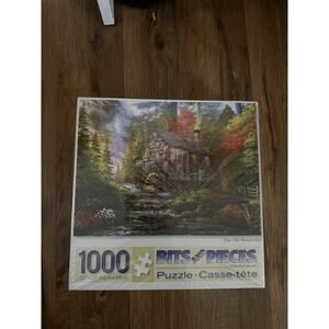 NEW IN SEALED BOX/Bag Bits And Pieces puzzle; The Old Wood Mill; 1000 pcs
